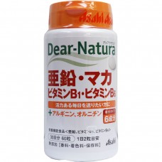 Asahi Dear Natura Zinc Maca Vitamin B1 Vitamin B6 60 days pack