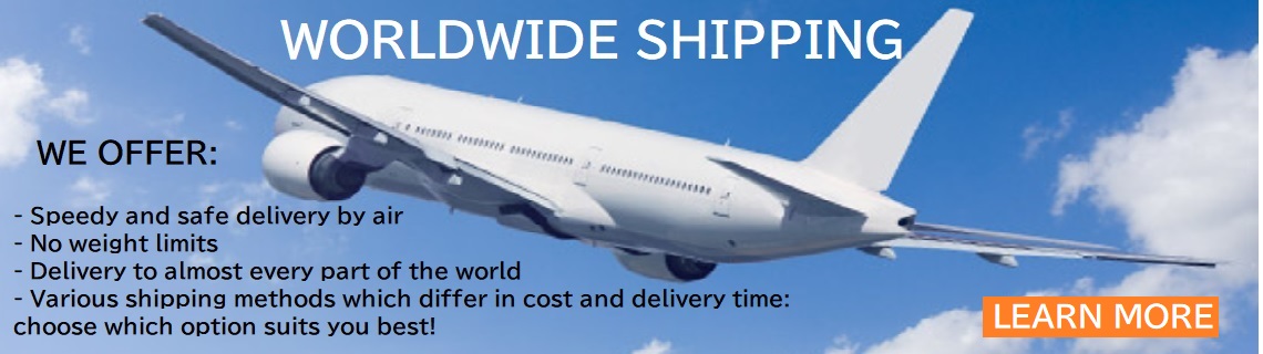 Worldwide shipping